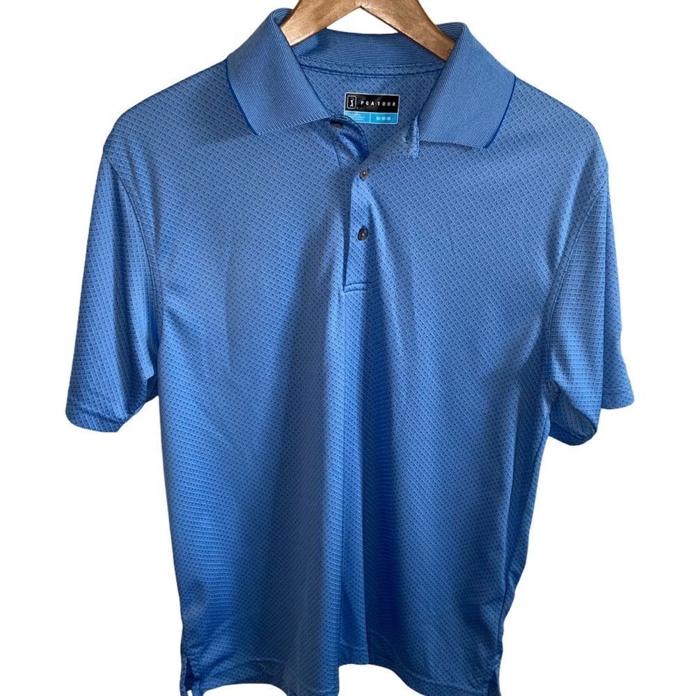 PGA Tour light blue polo shirt